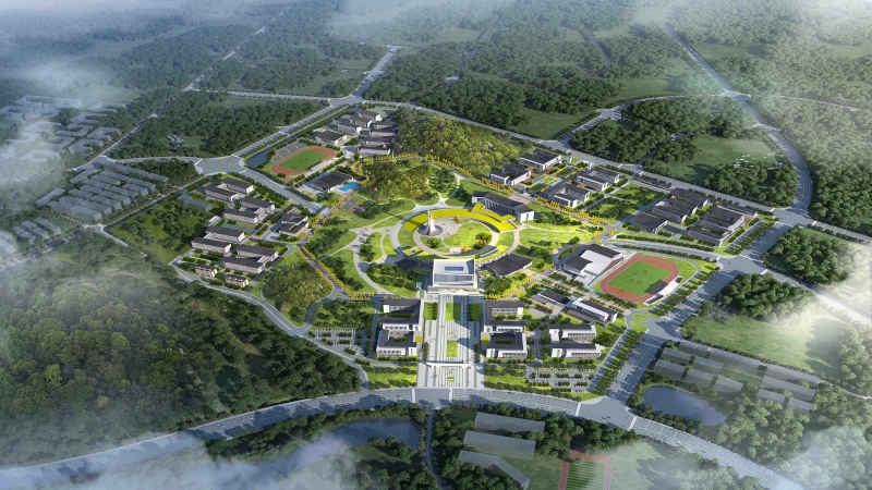 中機國際中標岳陽學院(二期)第一標段項目工程總承包