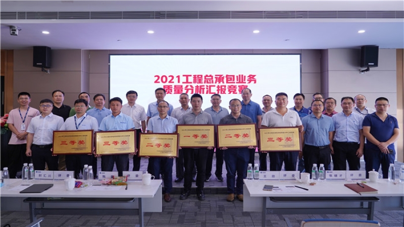 “強化質量意識，共創中機品牌”——中機國際2021年工程總承包業務質量分析匯報競賽圓滿落幕
