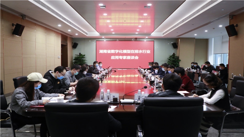 湖南省數字化模型在排水行業應用專家座談會在中機國際成功召開